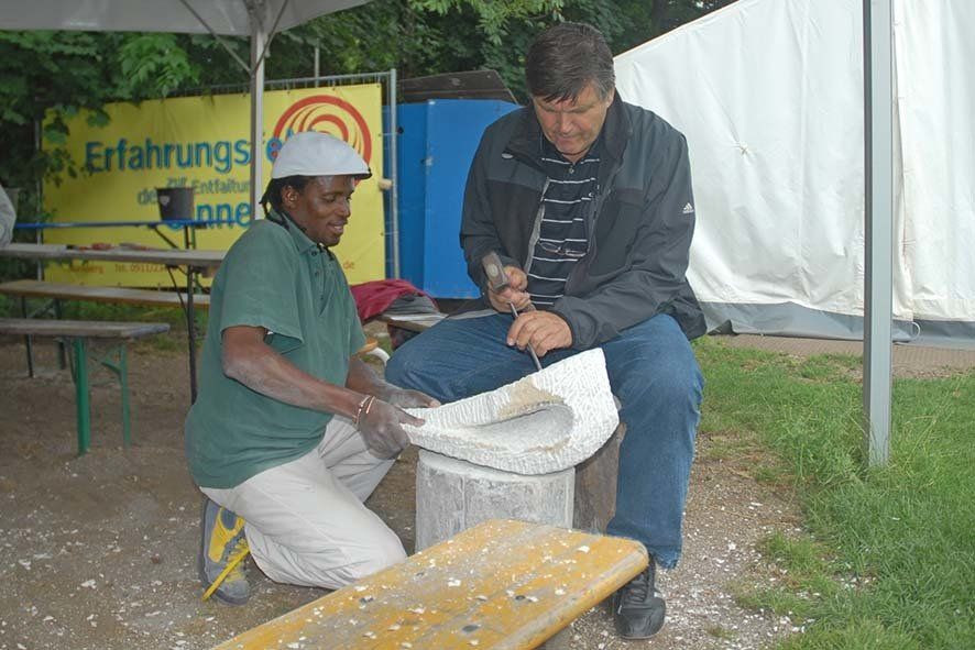 Hans Meyer und Ignatius Zhuwakiyi Hans Meyer und Ignatius Zhuwakiyi