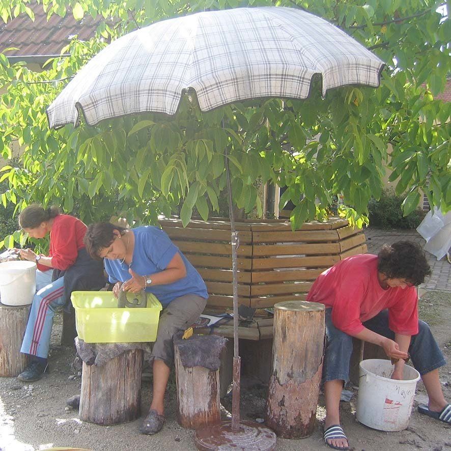 Into Africa Bildhauerkurs in Wernsbach - Workshop Teilnehmer