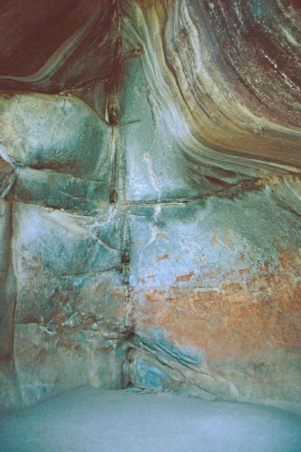 Felszeichnung der San