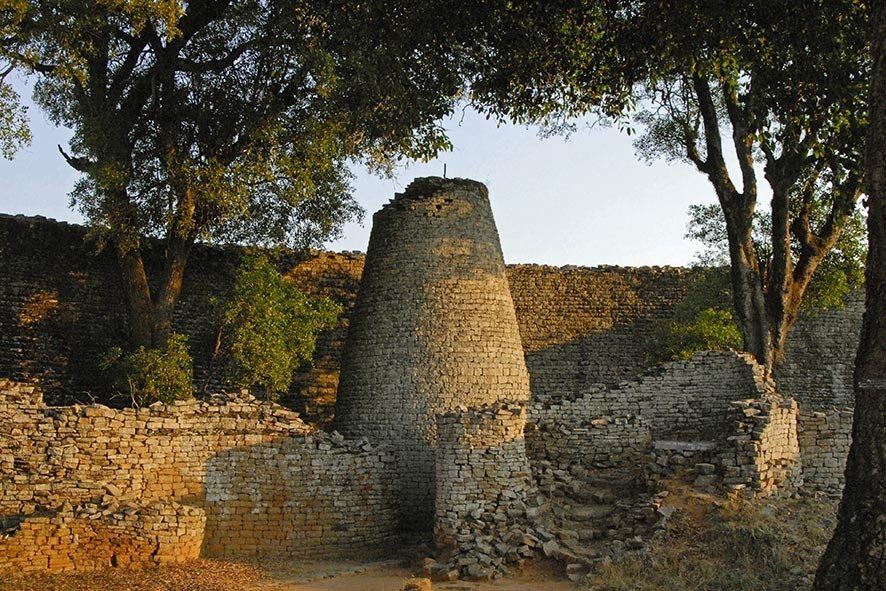 Monumente von Great Zimbabwe