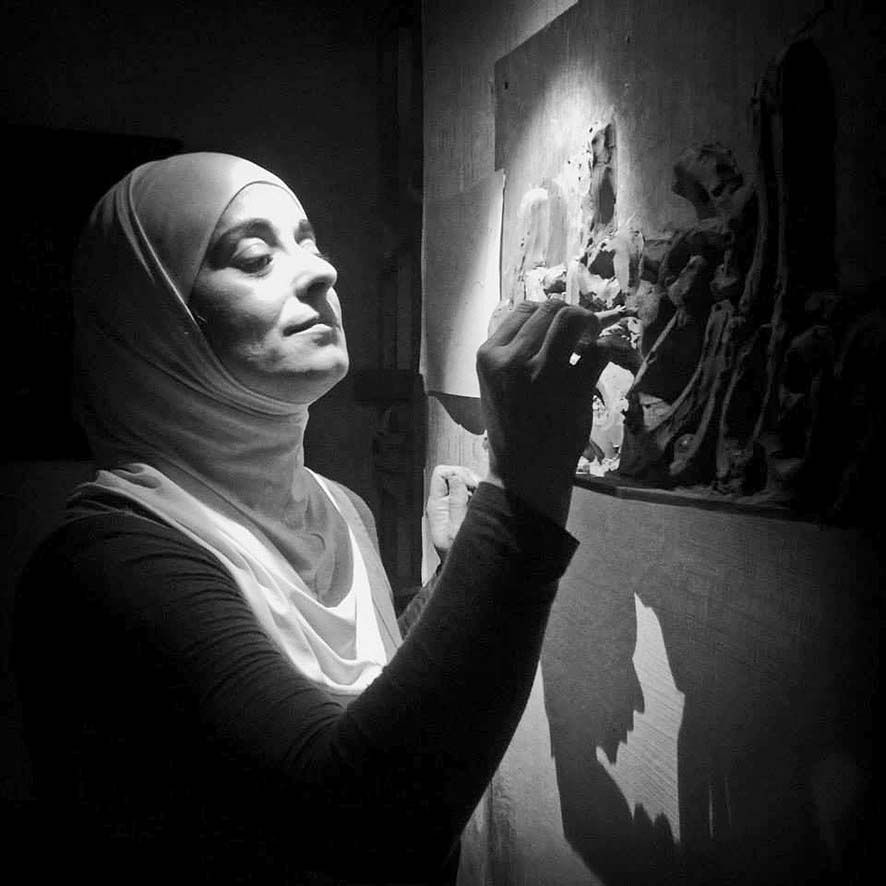 Maysoon Masalha Creating Shadow Art