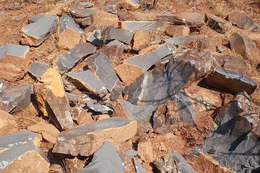 Link zu Rohsteine - Zimbabwe Skulptur heute