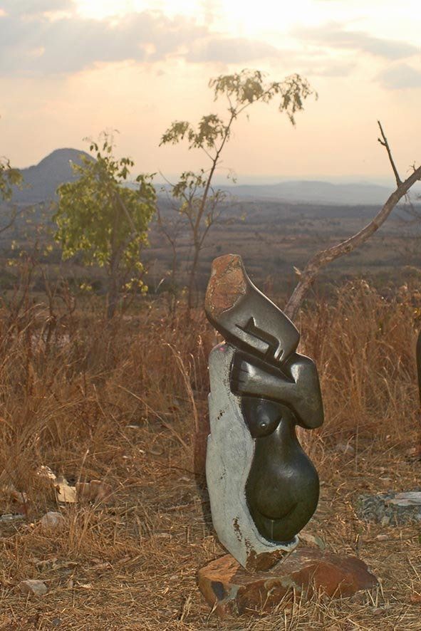 Shona Skulptur von unbekanntem Bildhauer in Mudindo