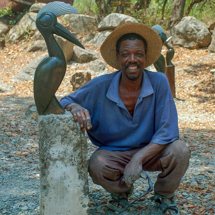 Simon Kavanze in Tengenenge Simon Kavanze in Tengenenge