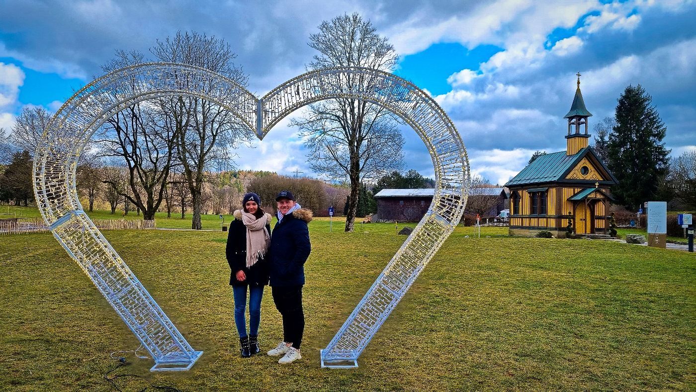 Valentinstag Übernachtung, Auszeit in Oberschwaben/Allgäu, 4-Sterne-Hotel, barrierefrei, Wellness, Spa, Massagen, Winterzauber