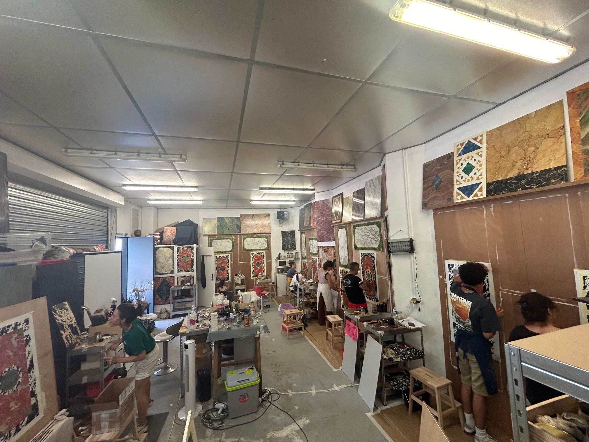 Atelier durant un stage