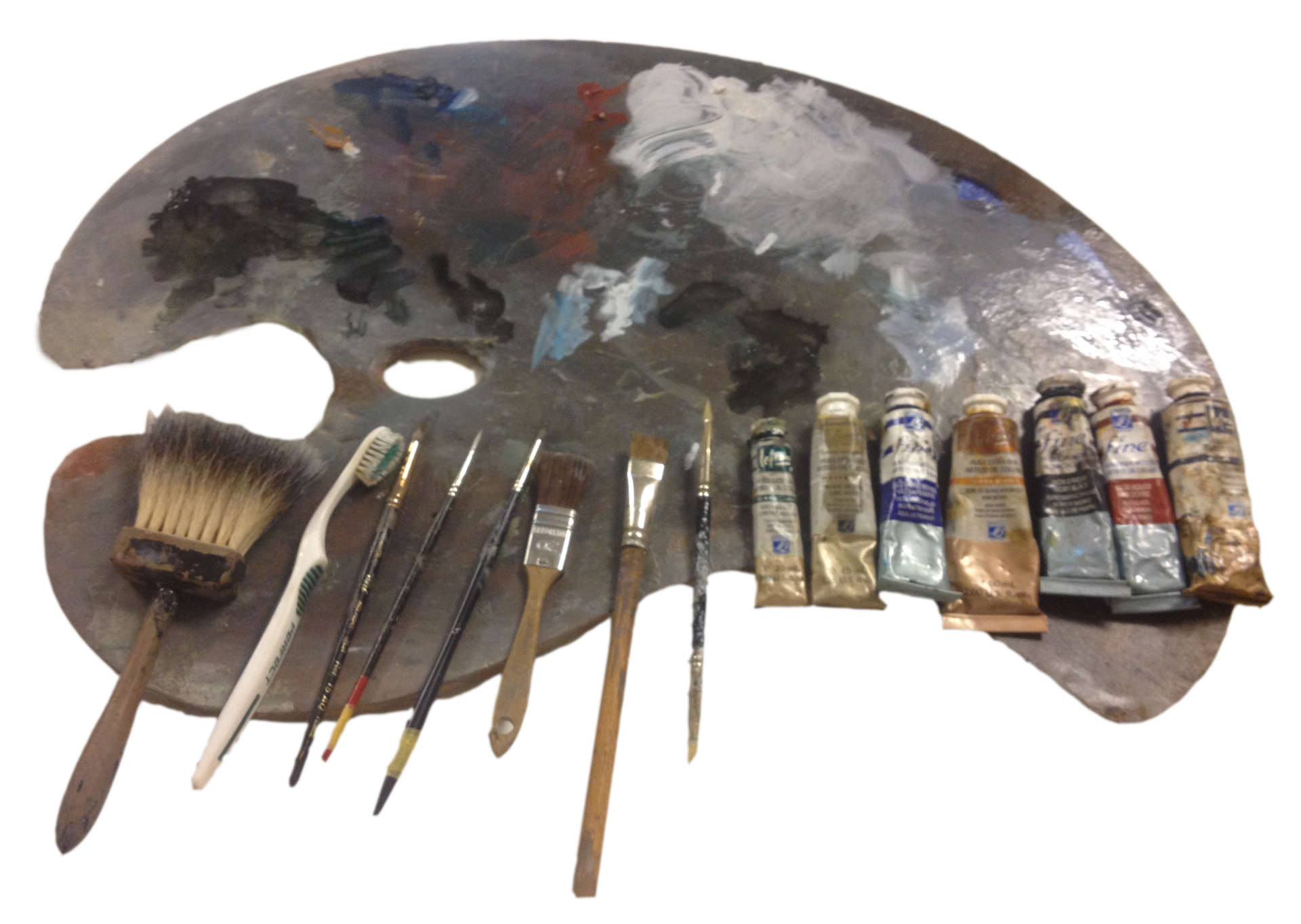 La palette du peintre décorateur