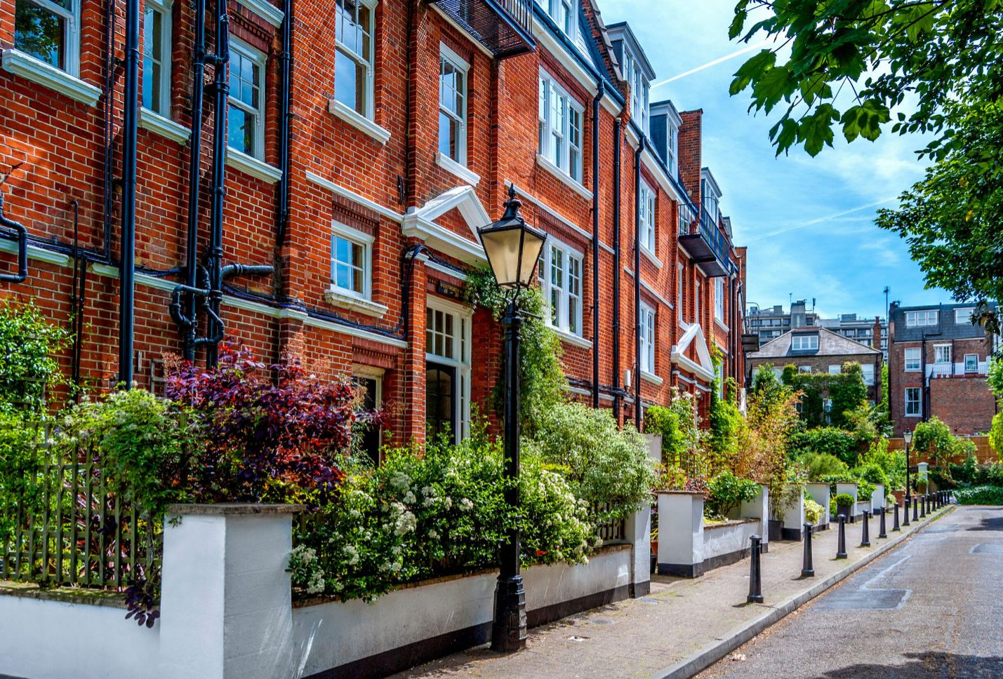 Row of houses in manchester