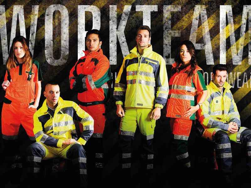 Abbigliamento da lavoro alta visibiltà