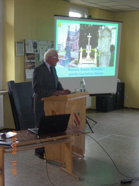 Beim Vortrag im Heimatmuseum Dr. Klingsporn