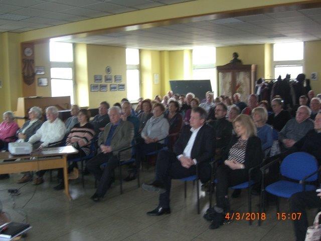 Die gespannten Zuhörer des Vortrags des Herrn Dr. Klingsporn Vortrag im Heimatmuseum