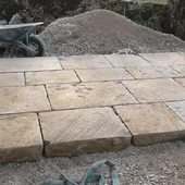 Cliquez ici Dallage de ferme ancien Pierre Vallon Sancey