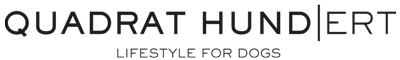 Logo QUADRAT HUNDERT | Lifestyle for dogs | Hundeladen Mannheim