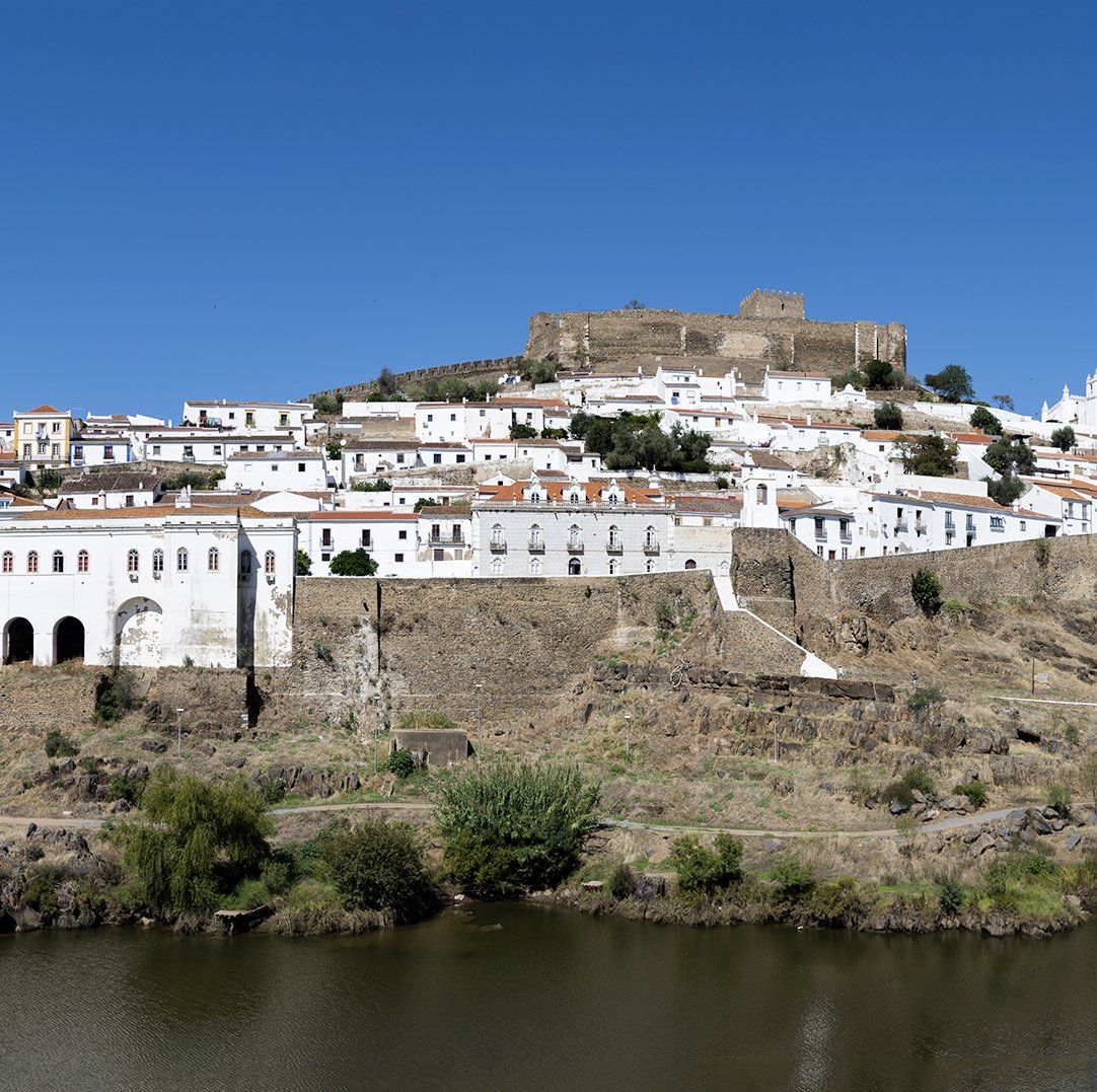 Vue panoramique de Mertola, Alentejo, Portugal