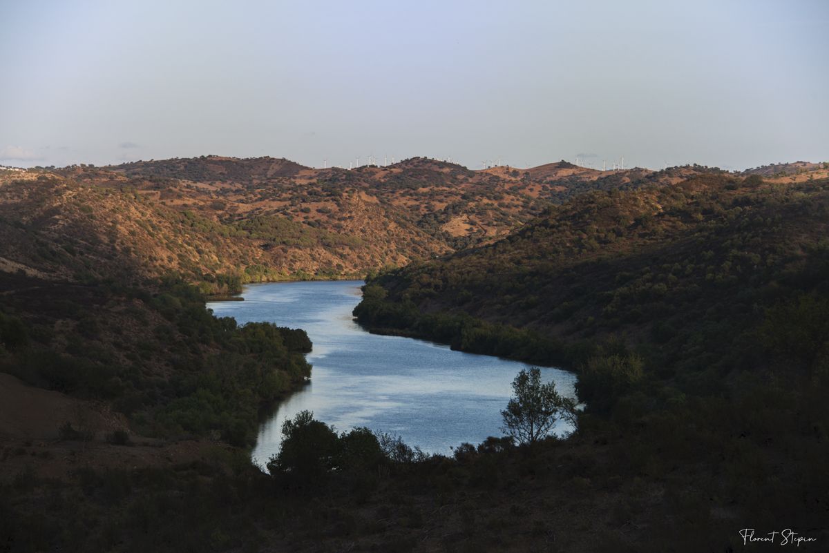 Rio Guadiana entre Pomarão et Mertola, Portugal