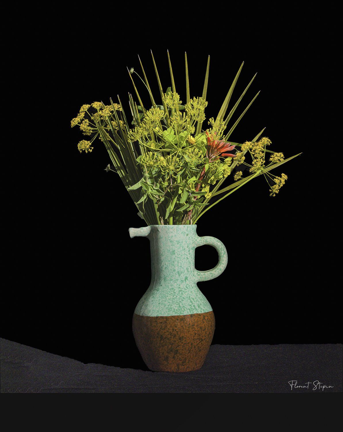 composition florale fleurs sauvages, Florent Stepin, Algarve, Portugal.