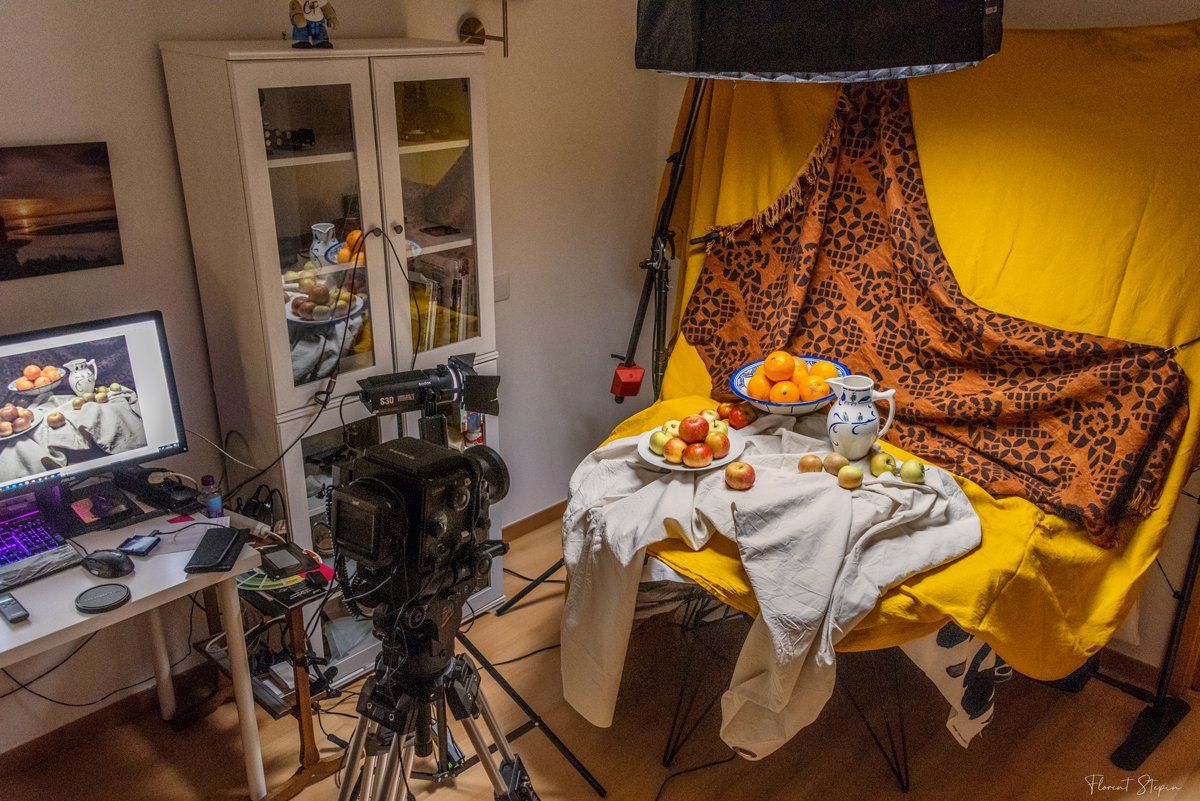 Fuji GX680 en studio photo