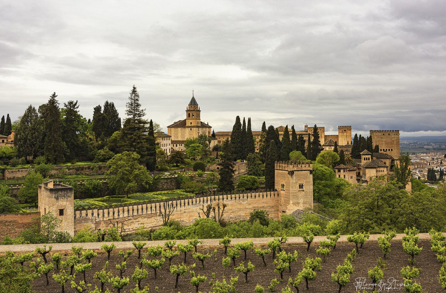 Grenade, les jardins de l'Alhambra