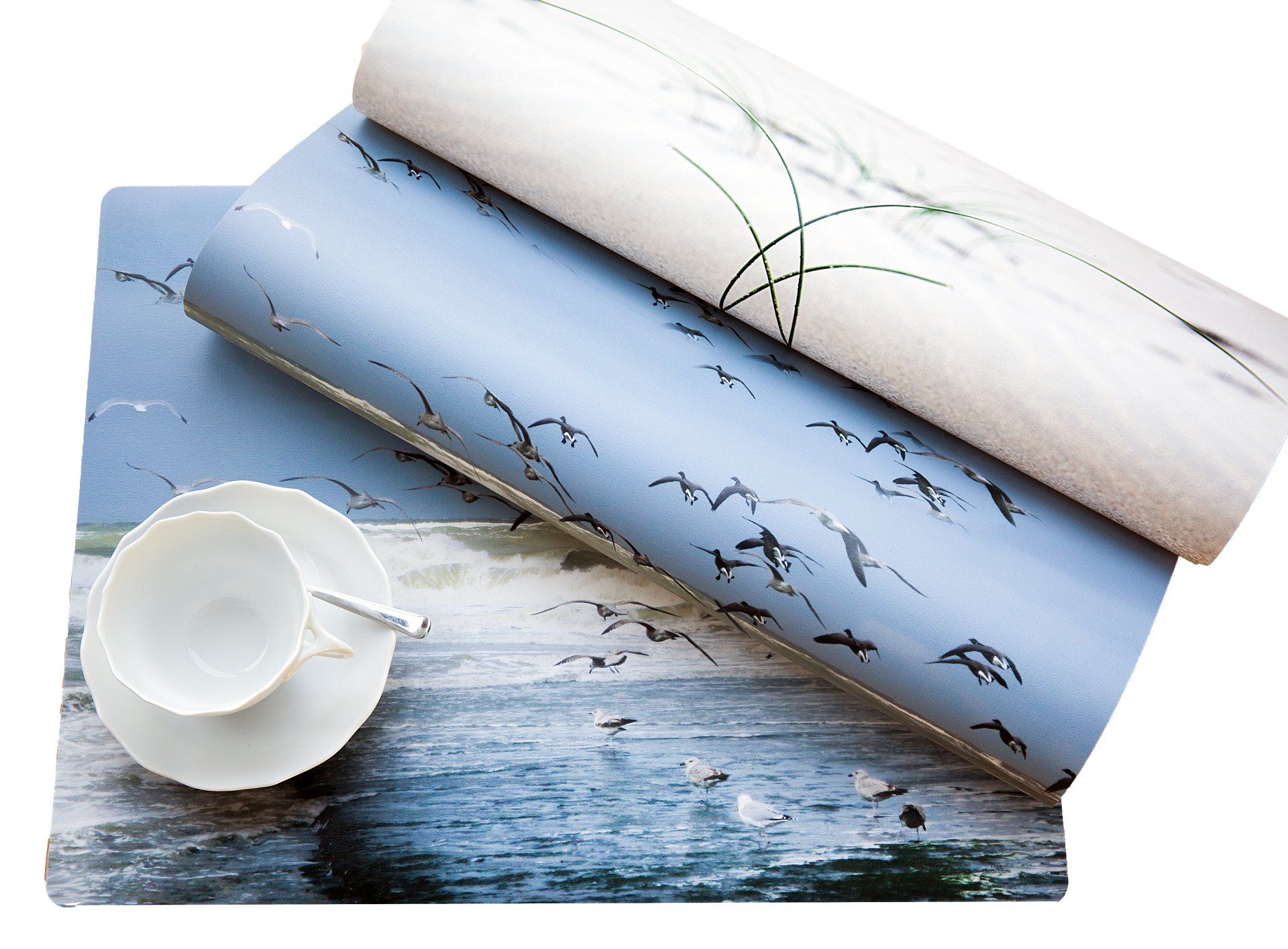 Tischdekoration als Tischset und Tischläufer.