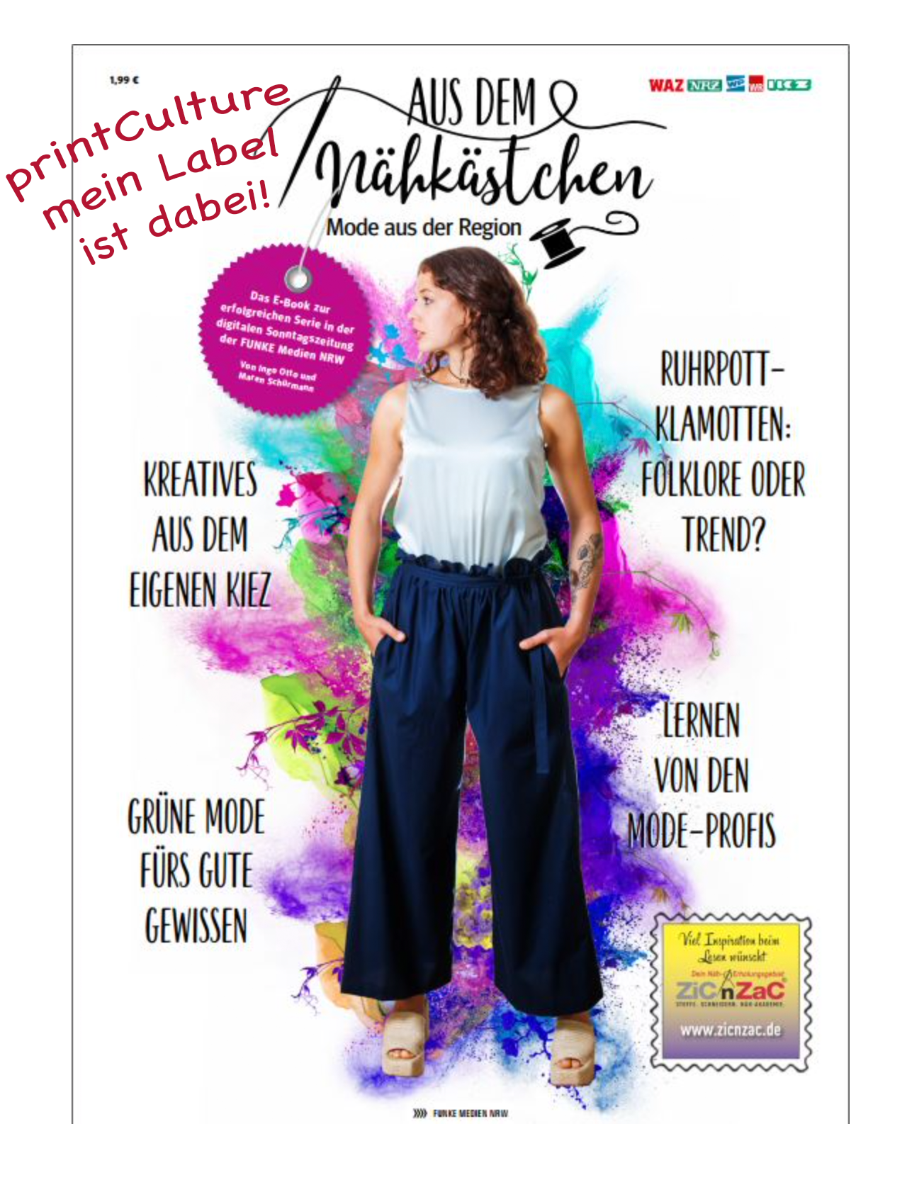 Modesdesigner in der WAZ