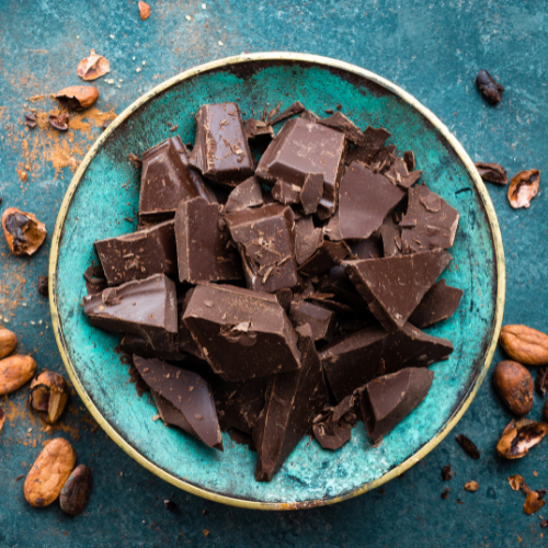 Fondant très fort en chocolat sans sucre. Bien adapté pour une gourmandise cétogène ou sans gluten.