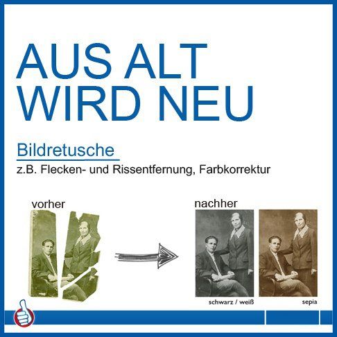 Bildbearbeitung Retusche Reproduktion