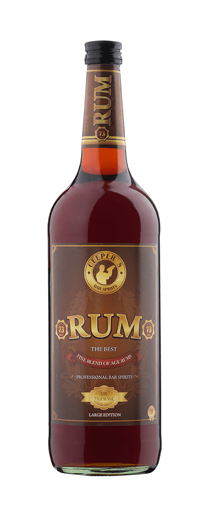 Overproof Rum mit 73% für die Küche oder Bar günstige Spirituose