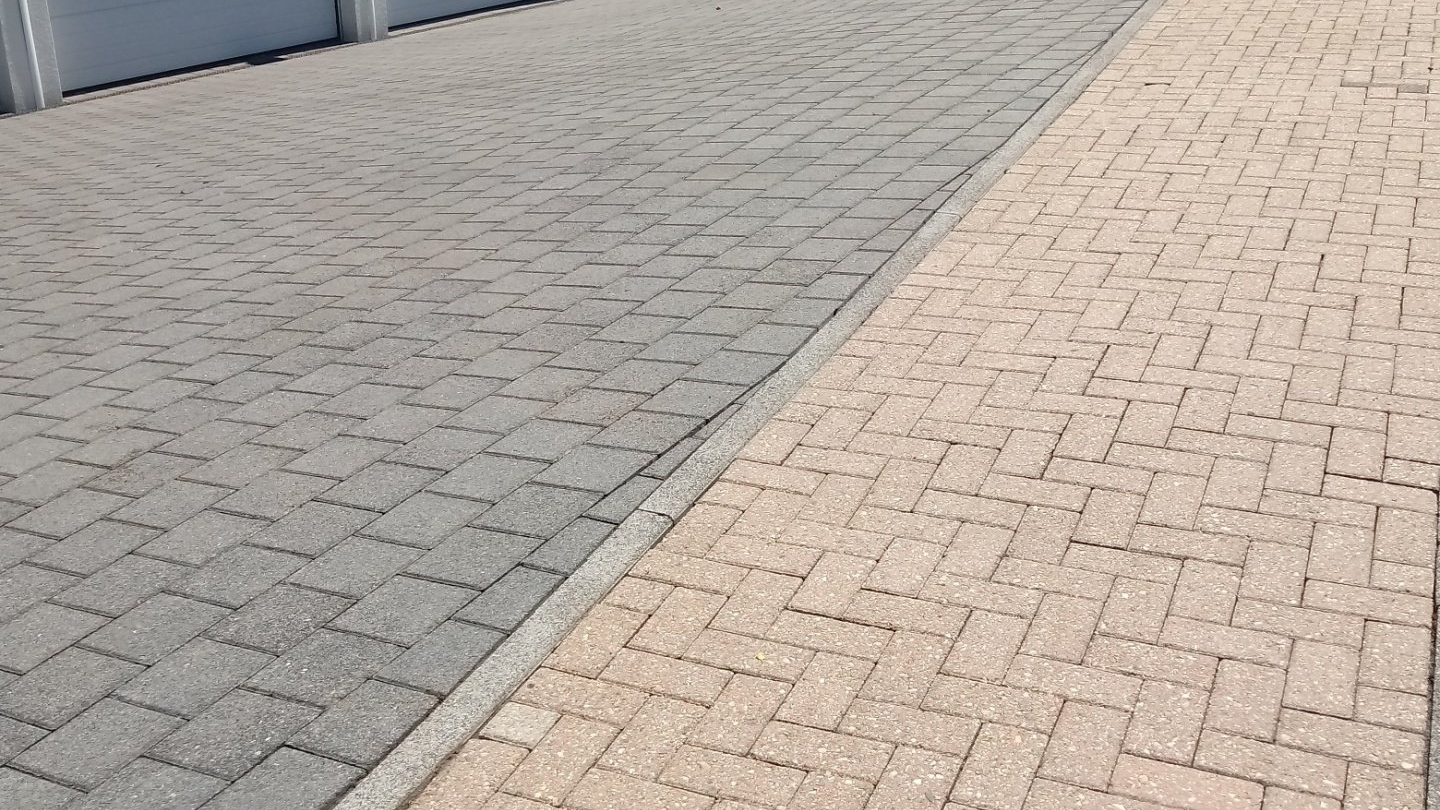 Steinreinigung - Fugen verfüllt