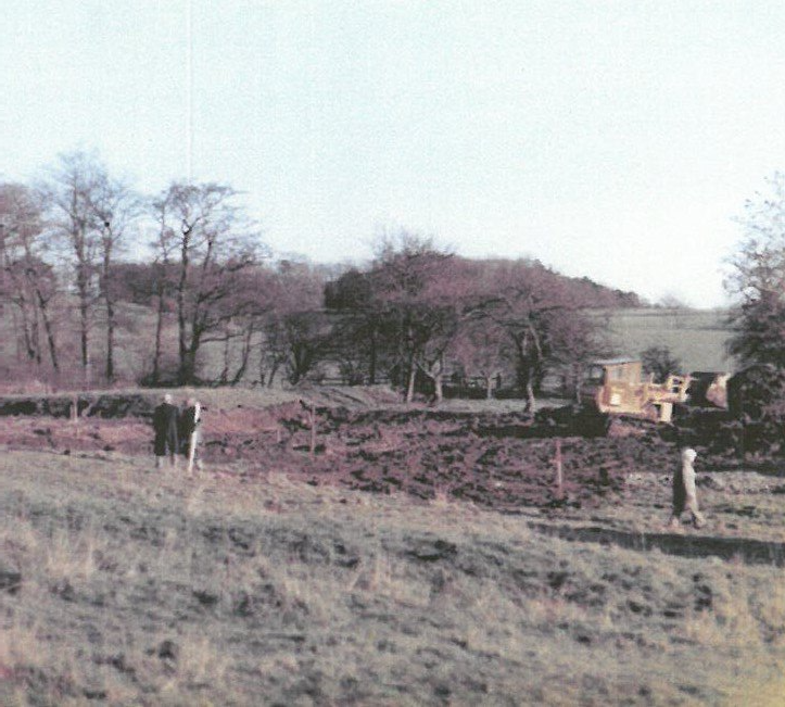 a picture of the creation of Nell Bank outdoor learning centre