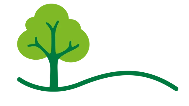 An icon of a tree and the outdoors for Nell Bank outdoor education in the Yorkshire dales