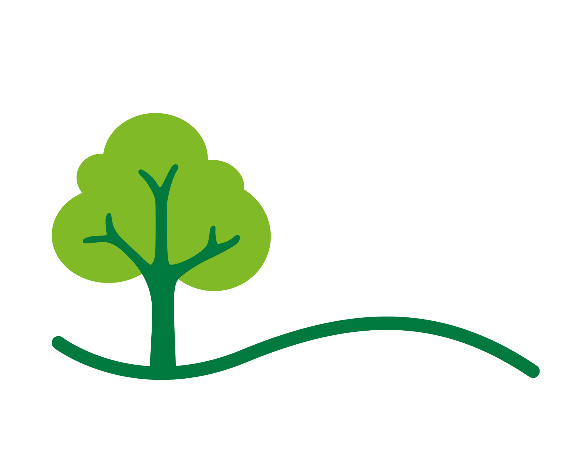 A tree icon from the logo for outdoor education centre Nell Bank