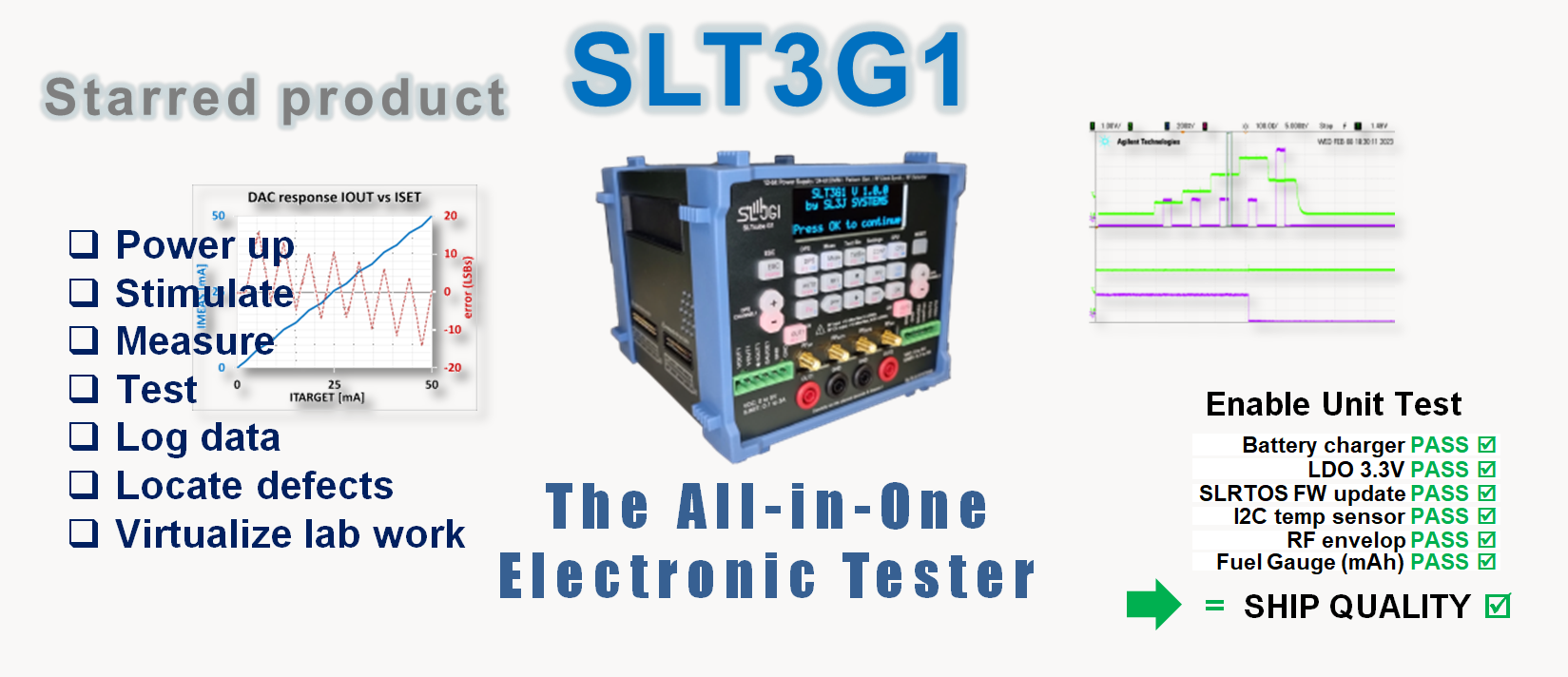 SLT3G1 All-in-One Electronic Tester