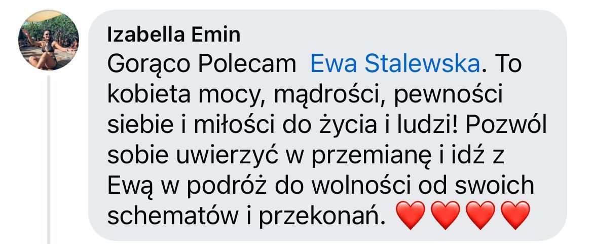 Ewa Stalewska Coaching - opinie klientow