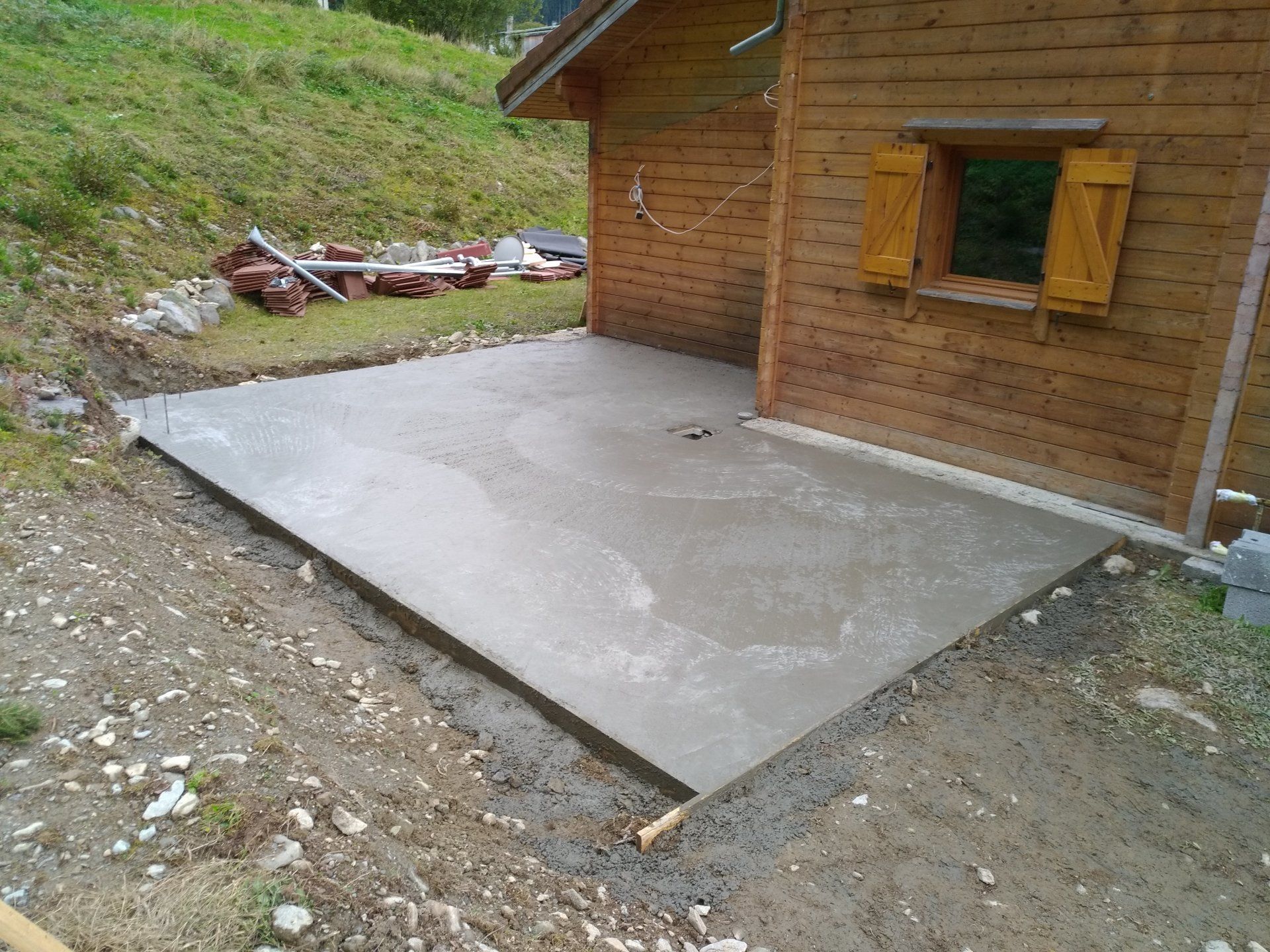 Coulage dalle béton