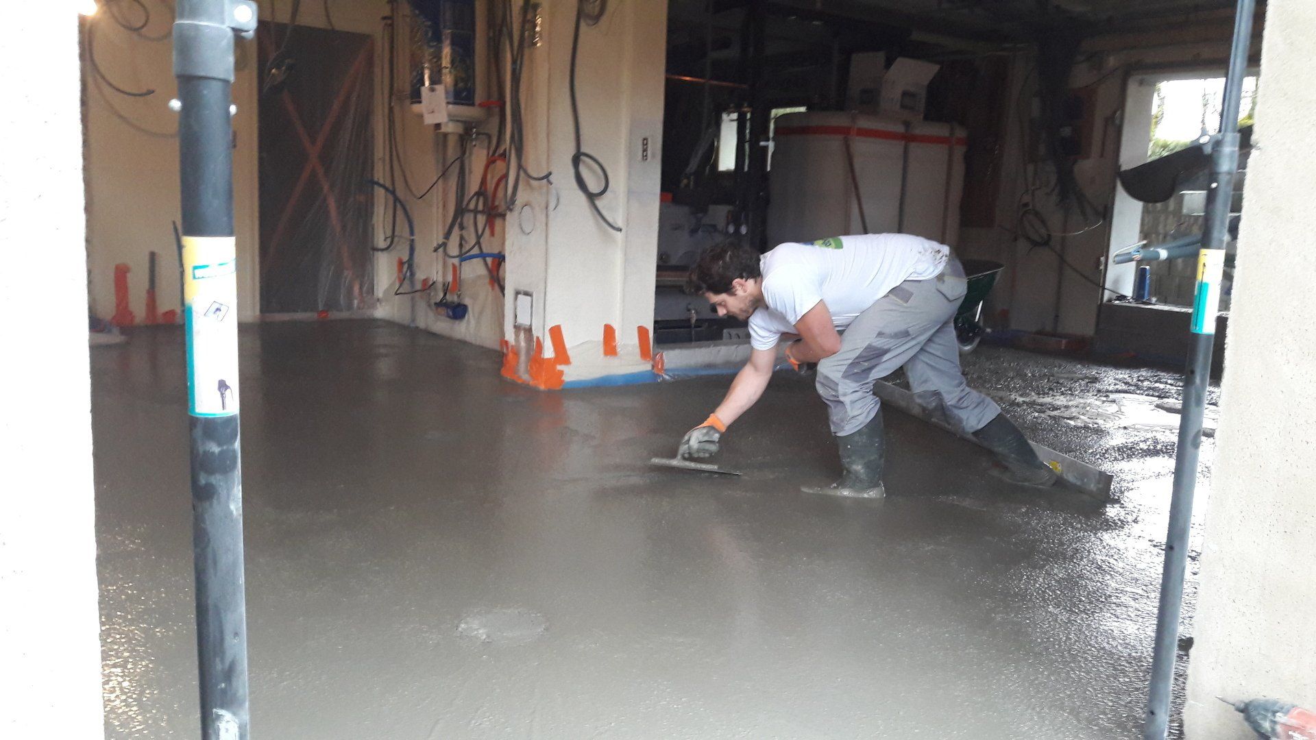 Coulage dalle intérieure