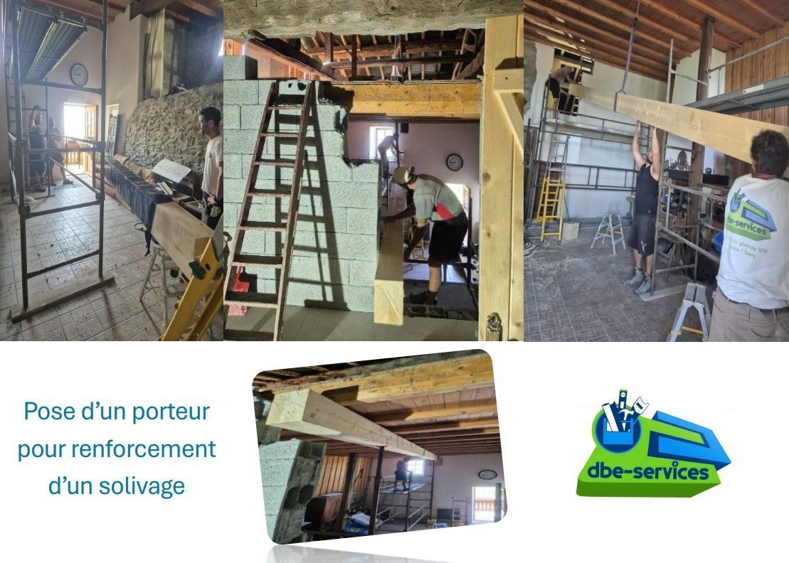 Renforcement solivage de plancher