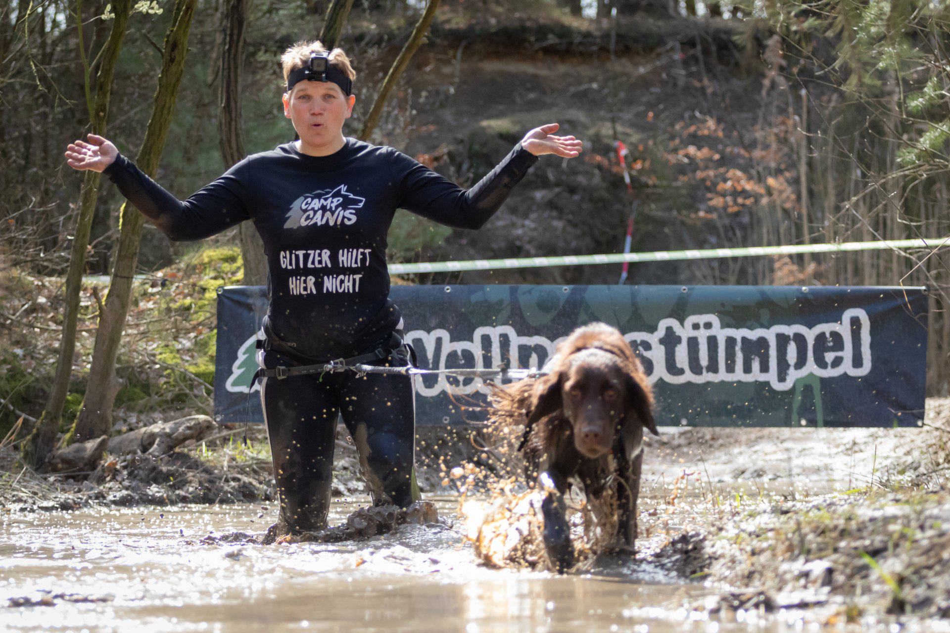 Kirsten Bolte Canicross, Flat Coated Retriever, Hundschule