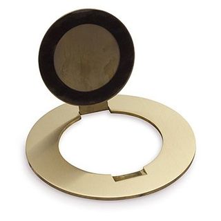 Brass Finish Poke-Through Brass Poke Through, power, Poke Through
