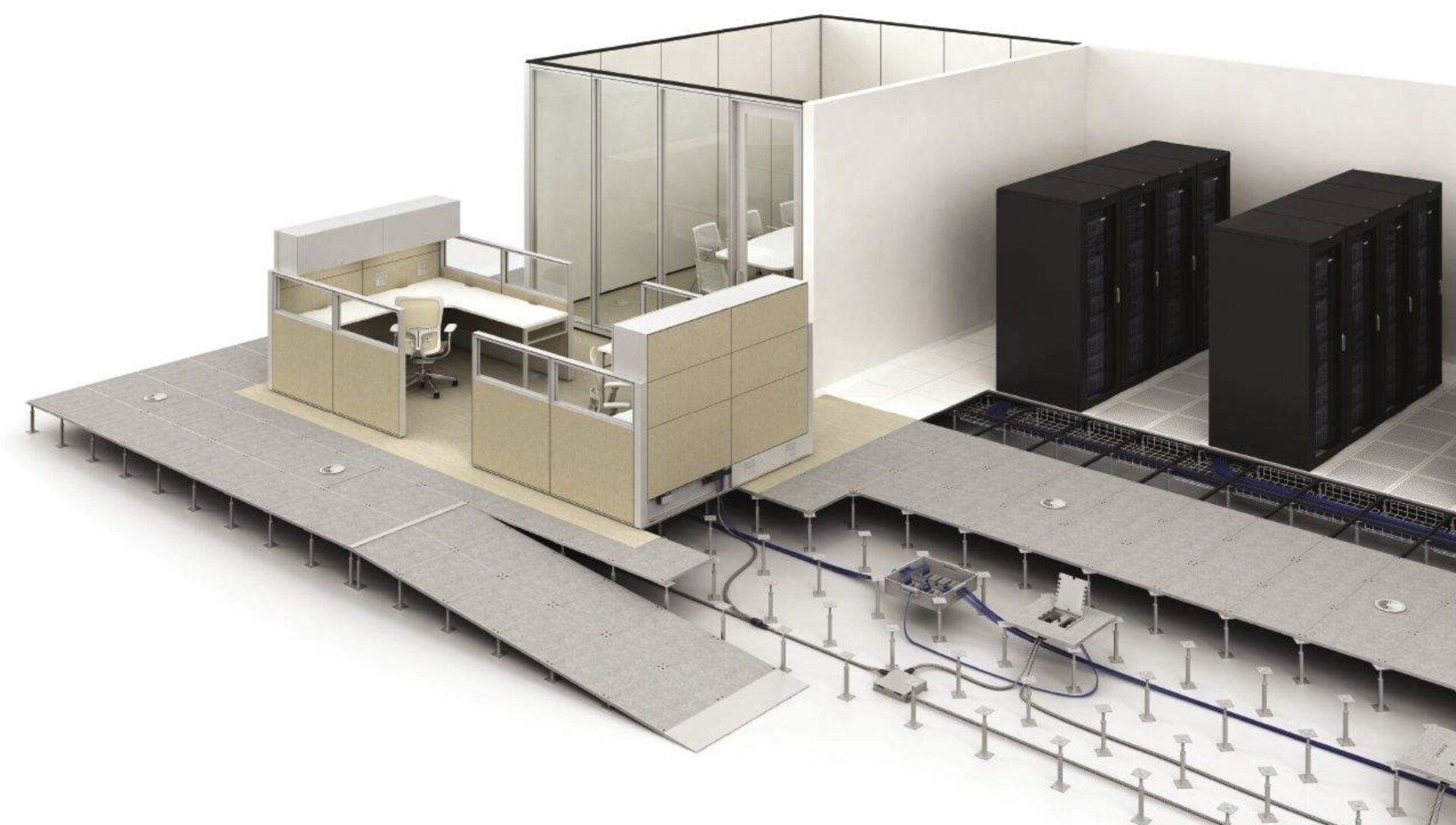 Raised Access Flooring Raised Access Flooring, Access Flooring, Data Center, Commercial Interiors