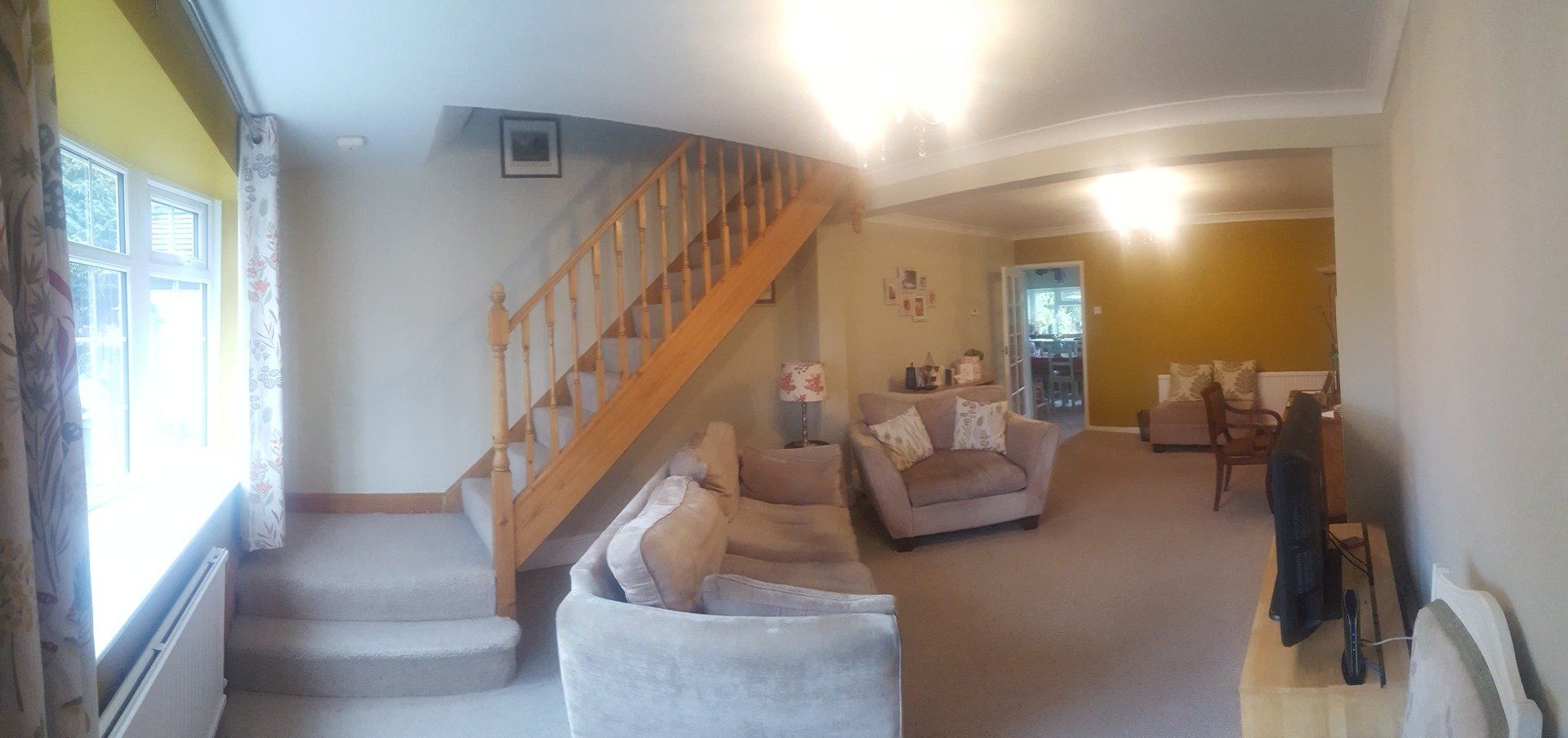 painting and decorating, Shipley Veiw, Ilkeston after Dollies Designs And Decorating, painted feature walls