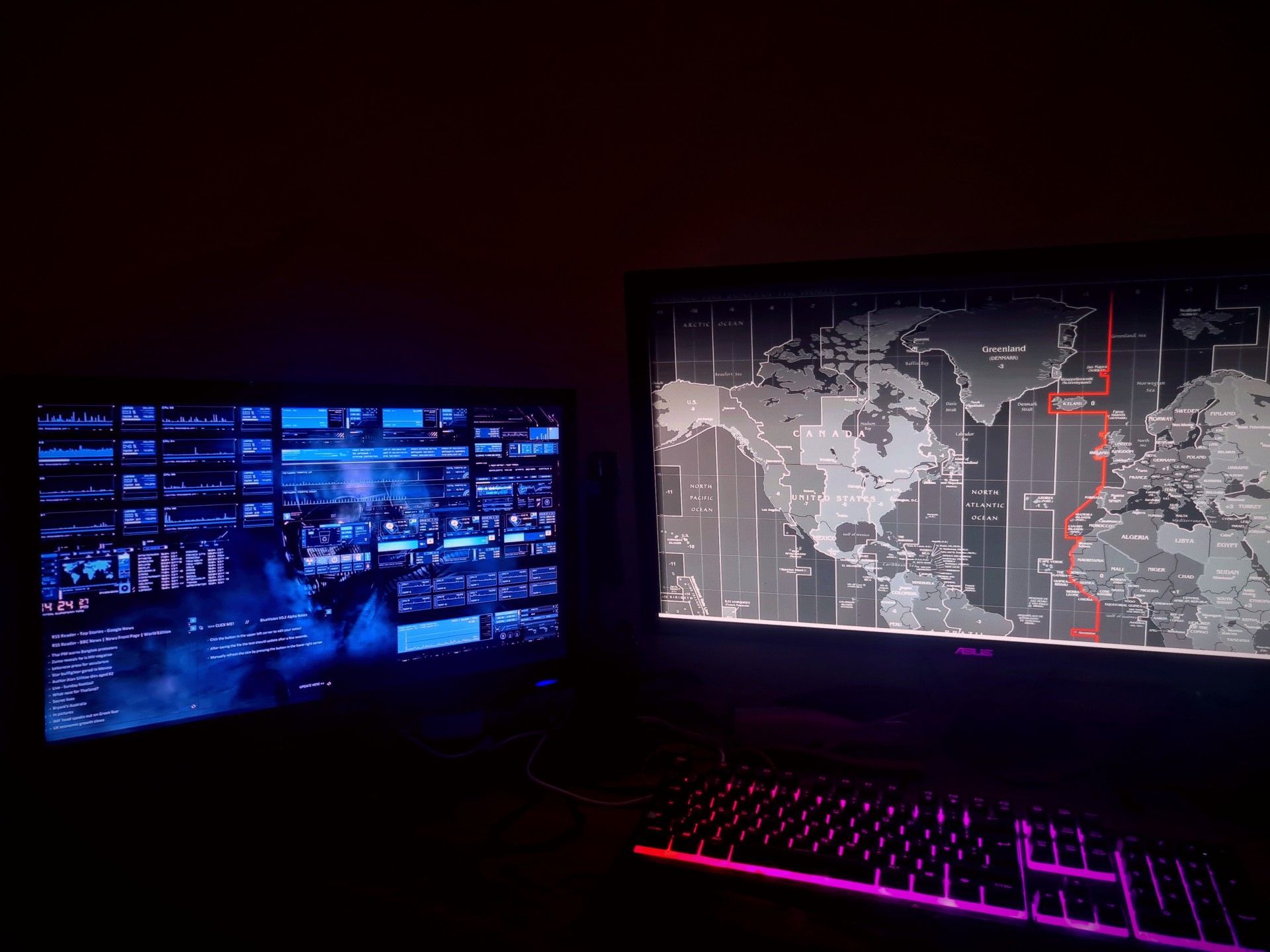 private investigator desk, computer, PI software, investigation