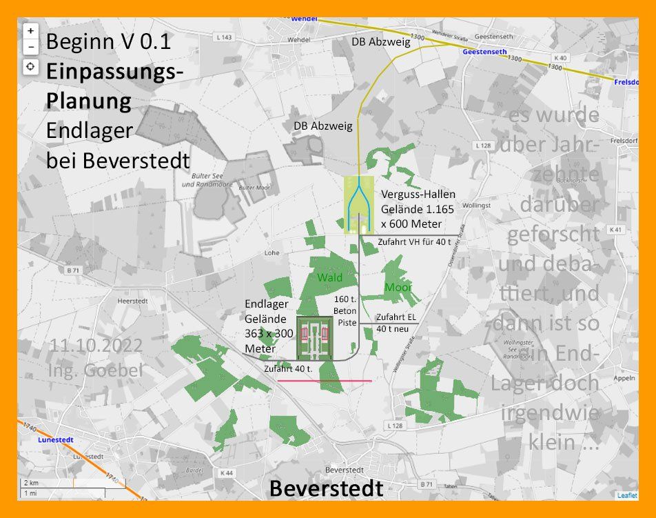 Lageplan Endlager Beverstedt