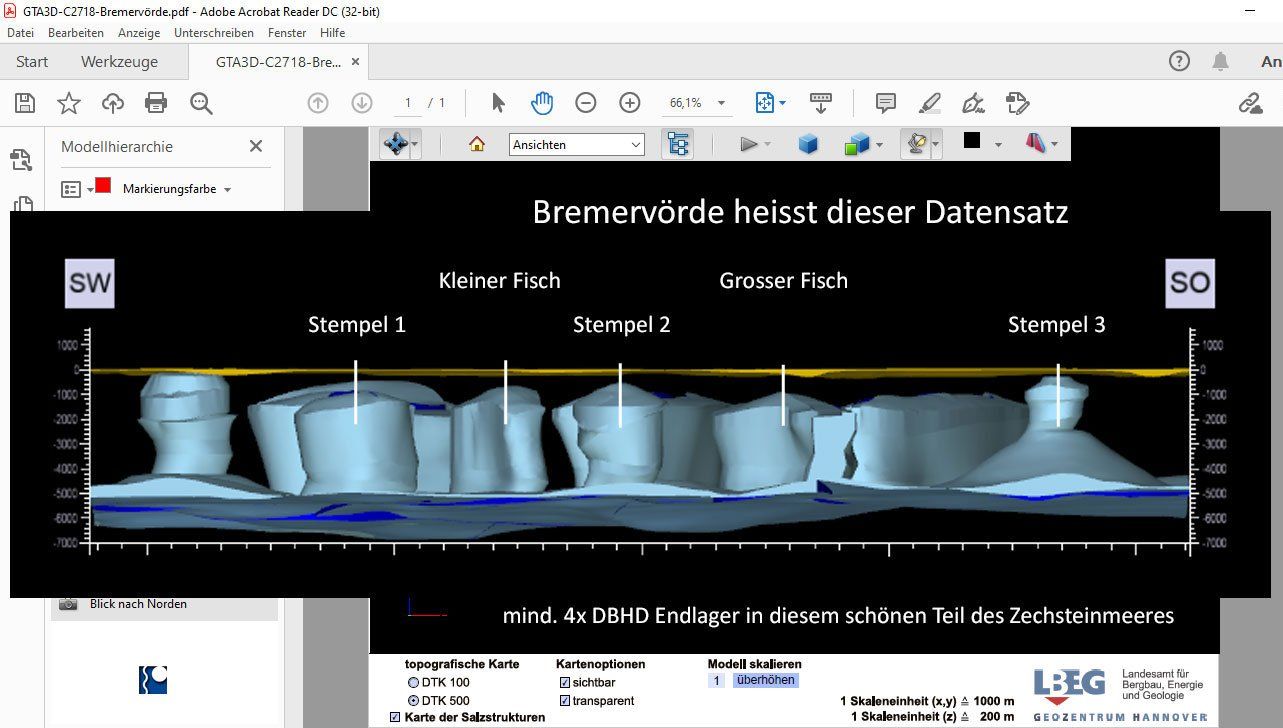 Endlager-Standorte bei Beverstedt - Bremer Voerde Endlager-Standorte bei Beverstedt - Bremer Voerde