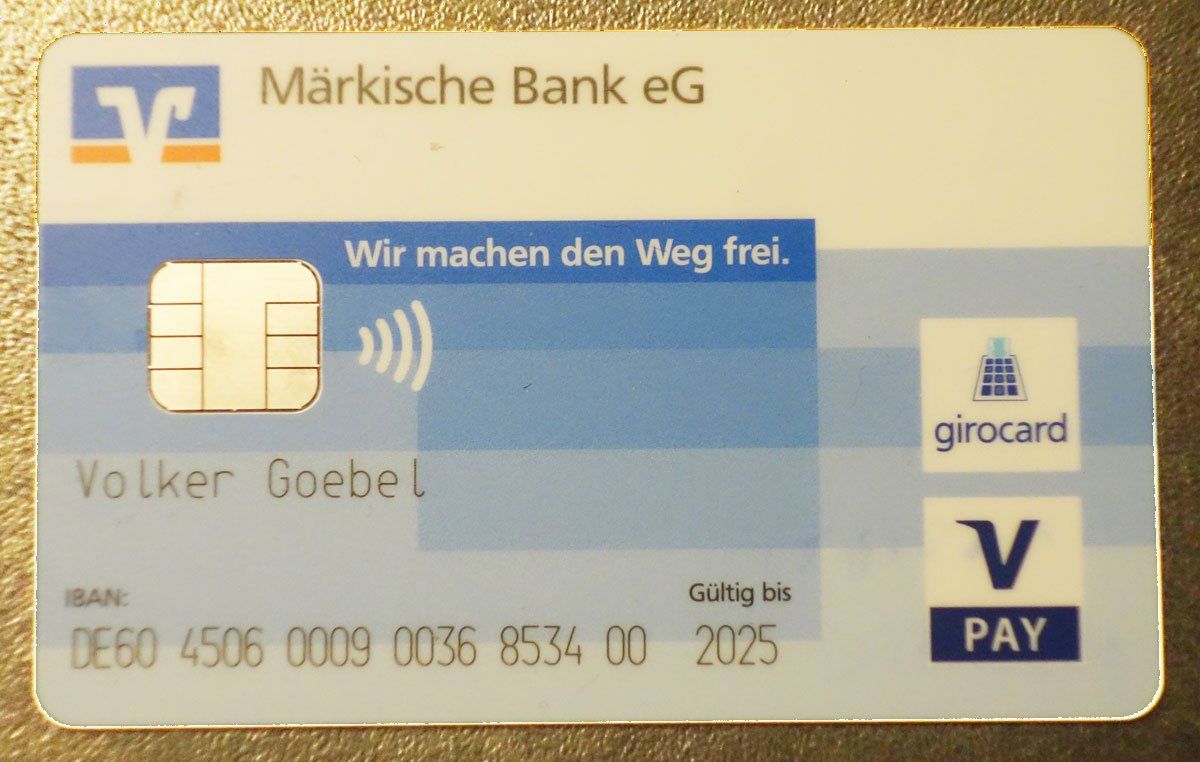 Bankverbindung DBHD Endlager Deutschland