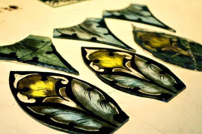 painted reproductions stained glass