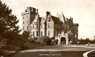 old photograph of Auchendennan House. Canmore.