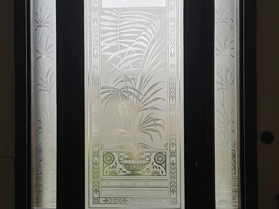 Etched glass repair and restoration