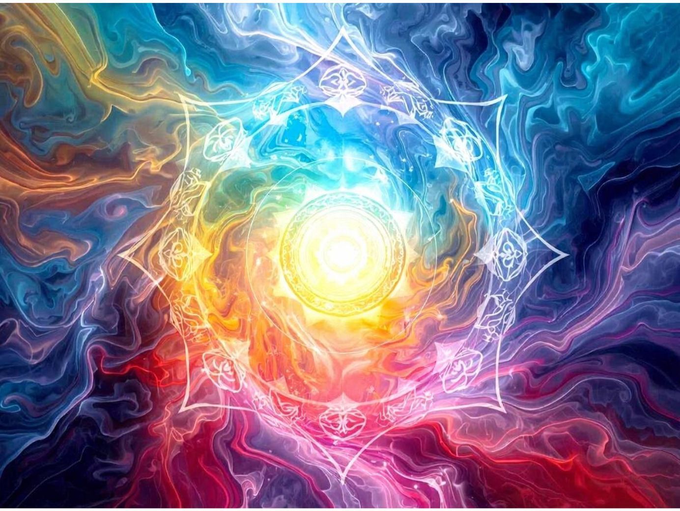 illustration symbolique de circulation énergétique émotionnelle en lien avec les couleurs