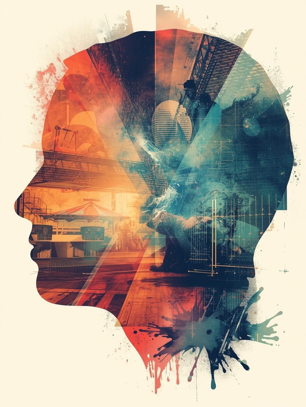 illustration symbolique de l’énergie émotionnelle dans le corps