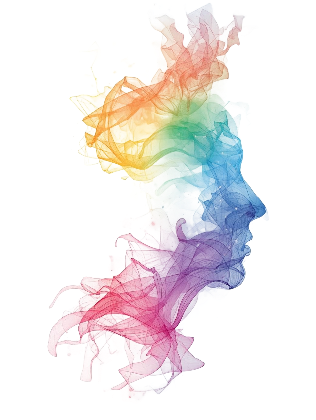 visage couleur pour libérer les émotions